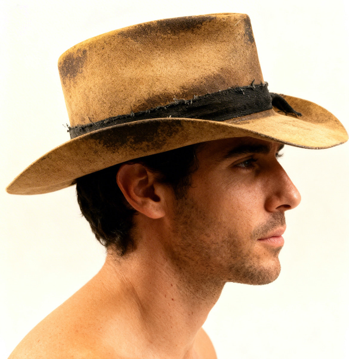 Simple Man – Distressed Cowboy Hat