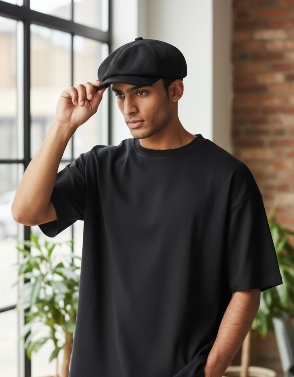 Newsboy Breathable Cap – Peaky Blinders Baker Hat – Vintage Gangster Men’s Headwear