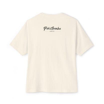 Hat Lover Club Tee — Graphic Oversized Boxy T‑Shirt