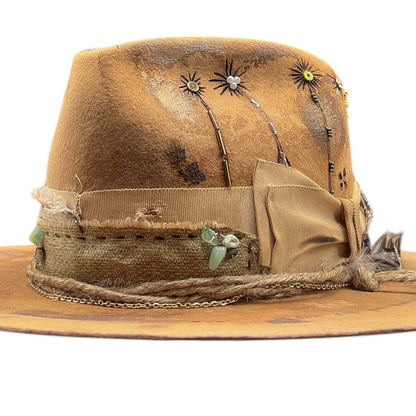 In Stock – Dreams of the Sahara – Premium Boho Chic Statement Felt Hat