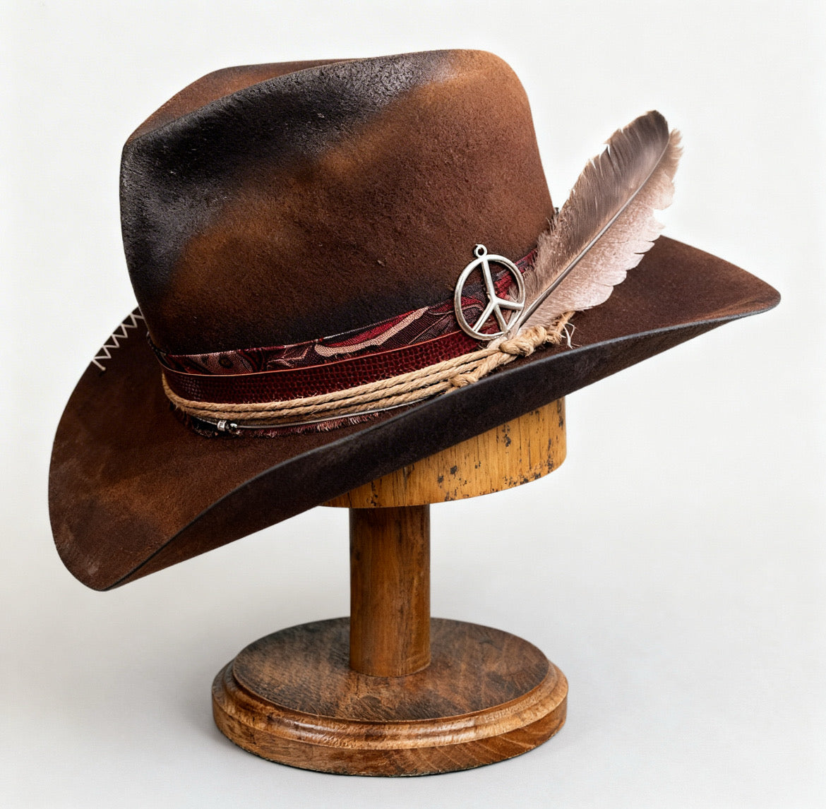 The Apache Western Hat– Bohemian High Crown Wool Felt Hat