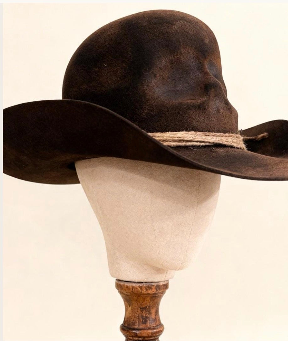 Open Crown Skull Hat