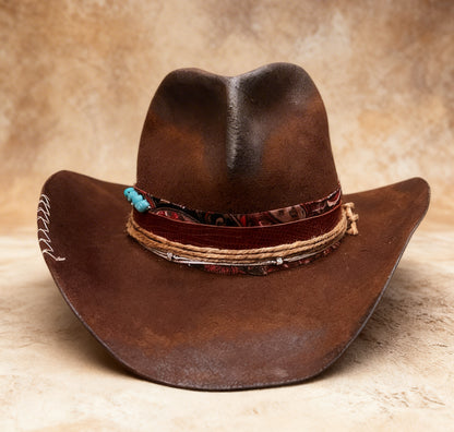 The Apache Western Hat– Bohemian High Crown Wool Felt Hat