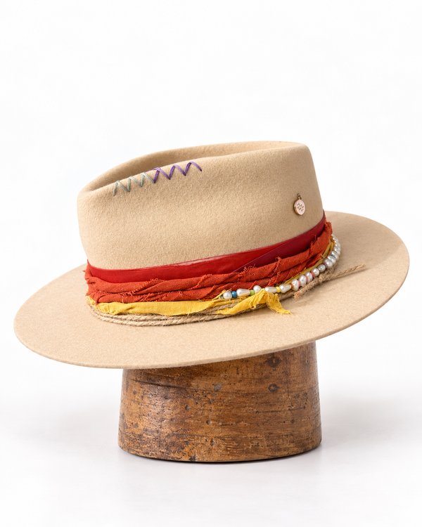 In Stock – Constellation – Boho Fedora Hat