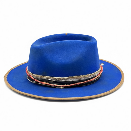“Solstice Blue” Elegant Felt Hat