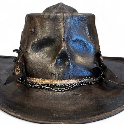 In Stock – Poison Hat – The Art of Rebellion – Vintage Leather Efect