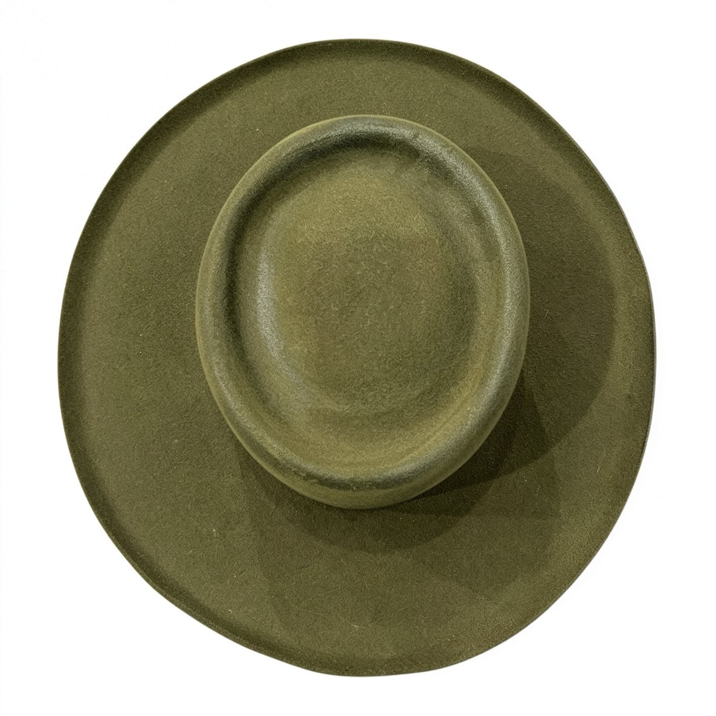 The Gambler Hat Green — 100% Wool Felt