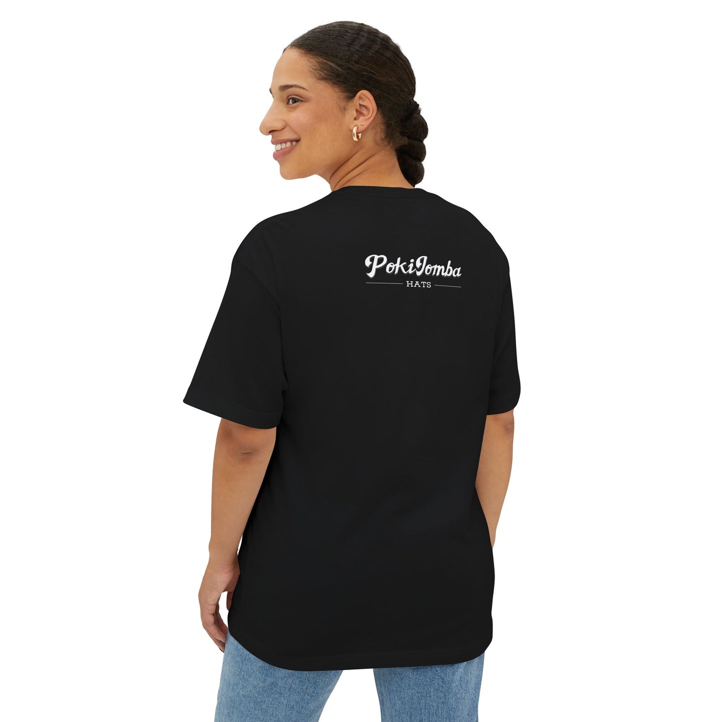 Hat Lover Club Tee — Graphic Oversized Boxy T‑Shirt