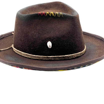 One Love Classic Fedora Felt Hat – Handmade Bob Marley Inspired Hat