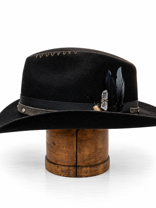 The Compass Rose – Old Western Fedora Wool Felt Hat