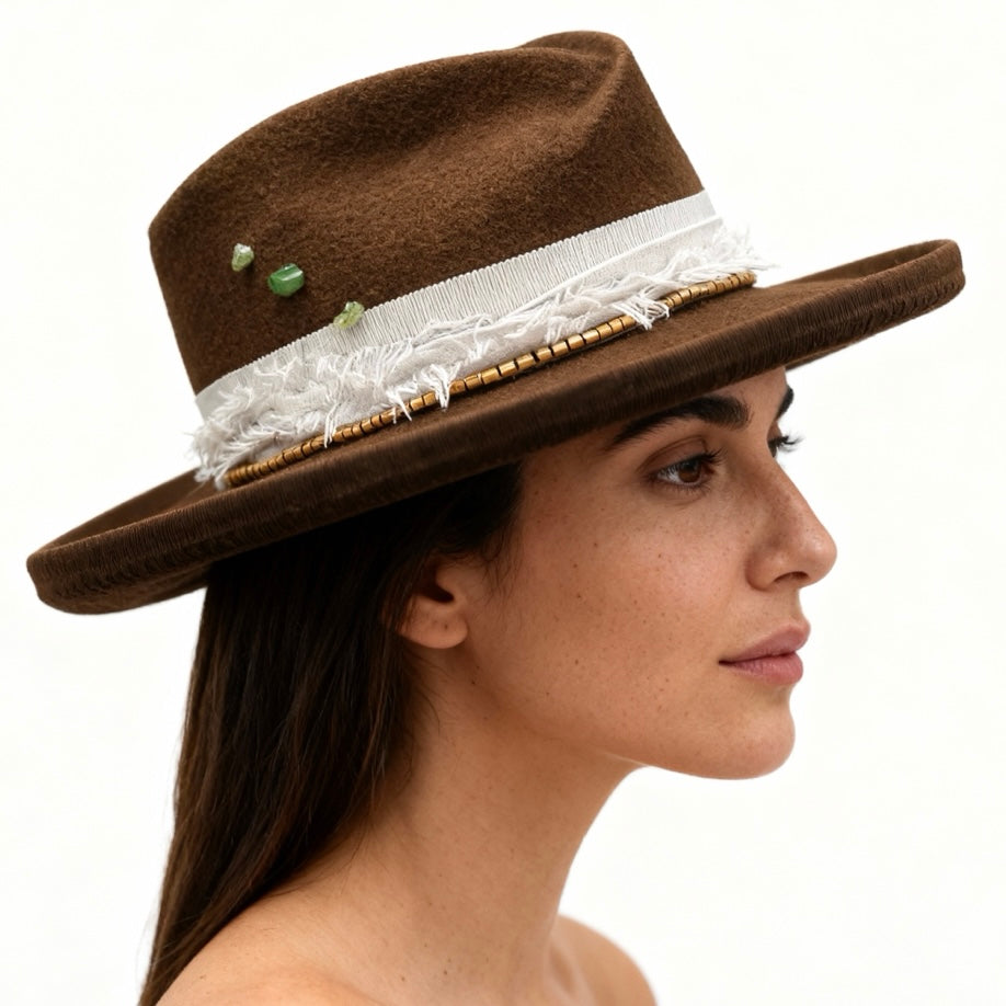 Wild Soul – Elegant & Free Wool Hat | Timeless Boho Elegance