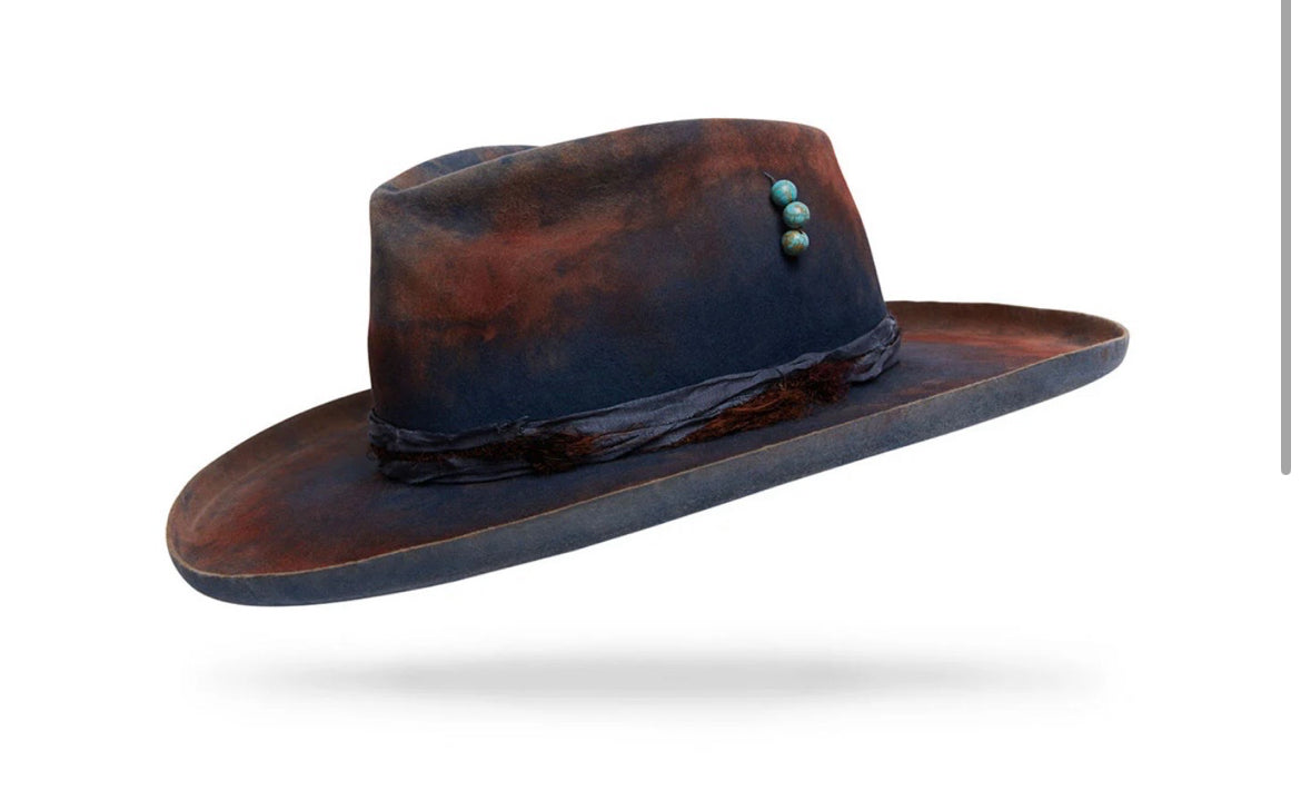 Custom Hat Steven Indigo Dyed