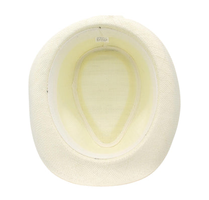 POKIS — Taormina – Beige Summer Straw Trilby Hat