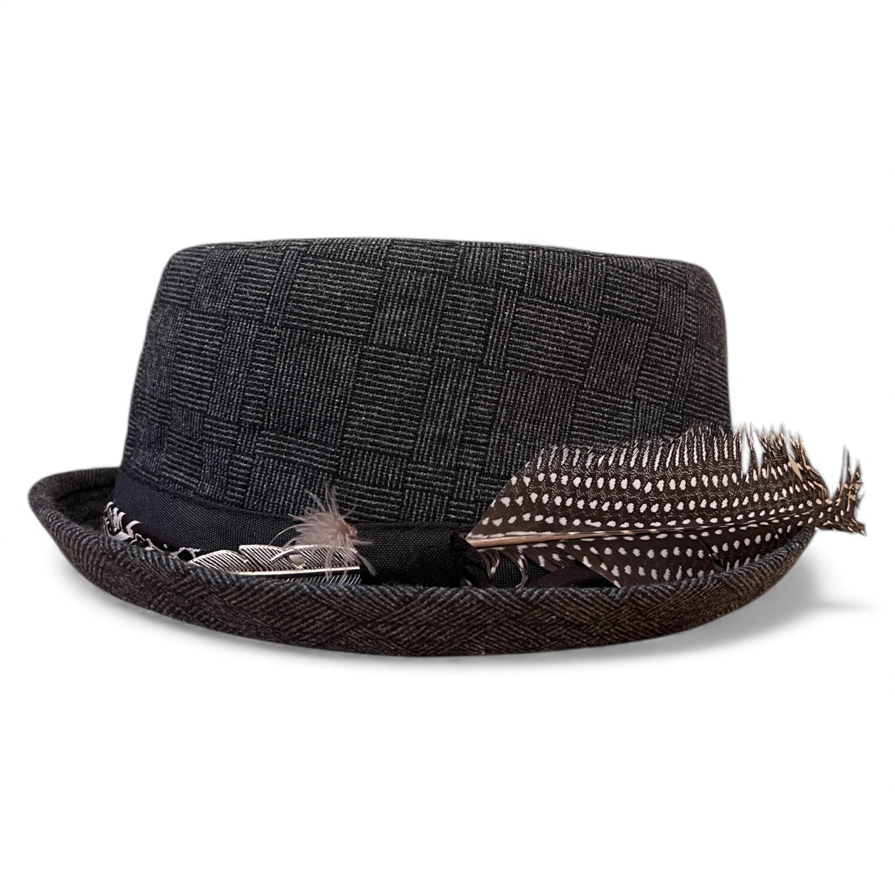Alternative Style Wool Porkpie Hat – Short Brim Collection