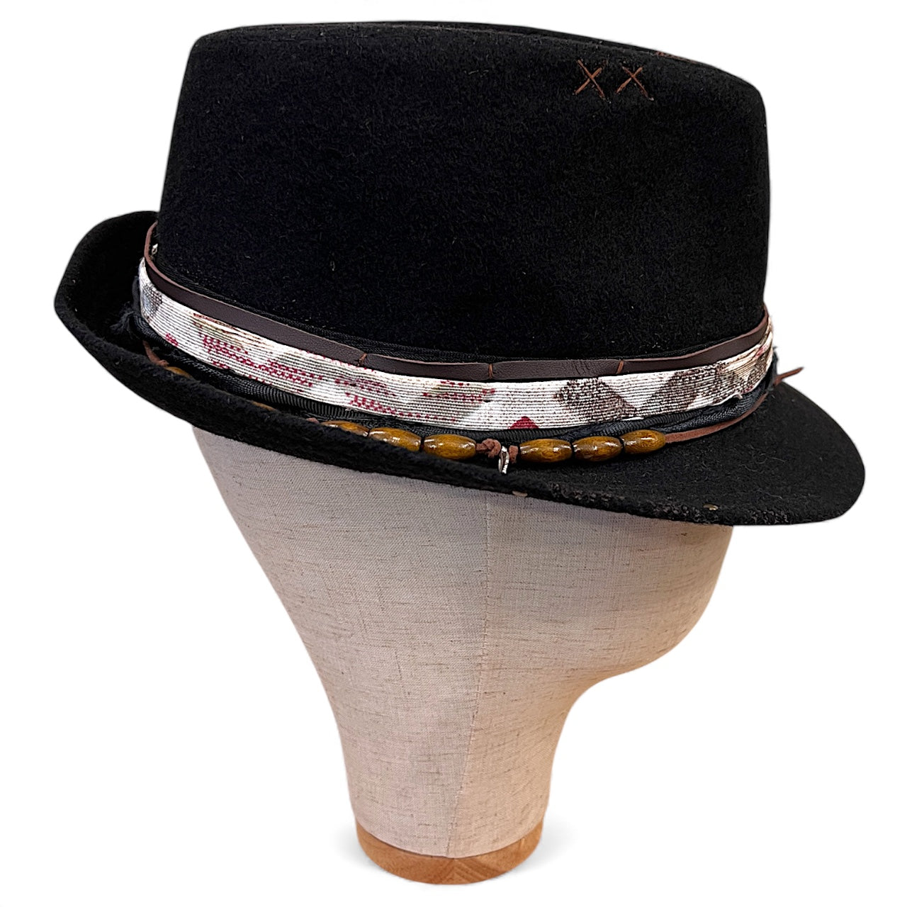 Boho Rock Style Wool Fedora Hat – Short Brim Collection
