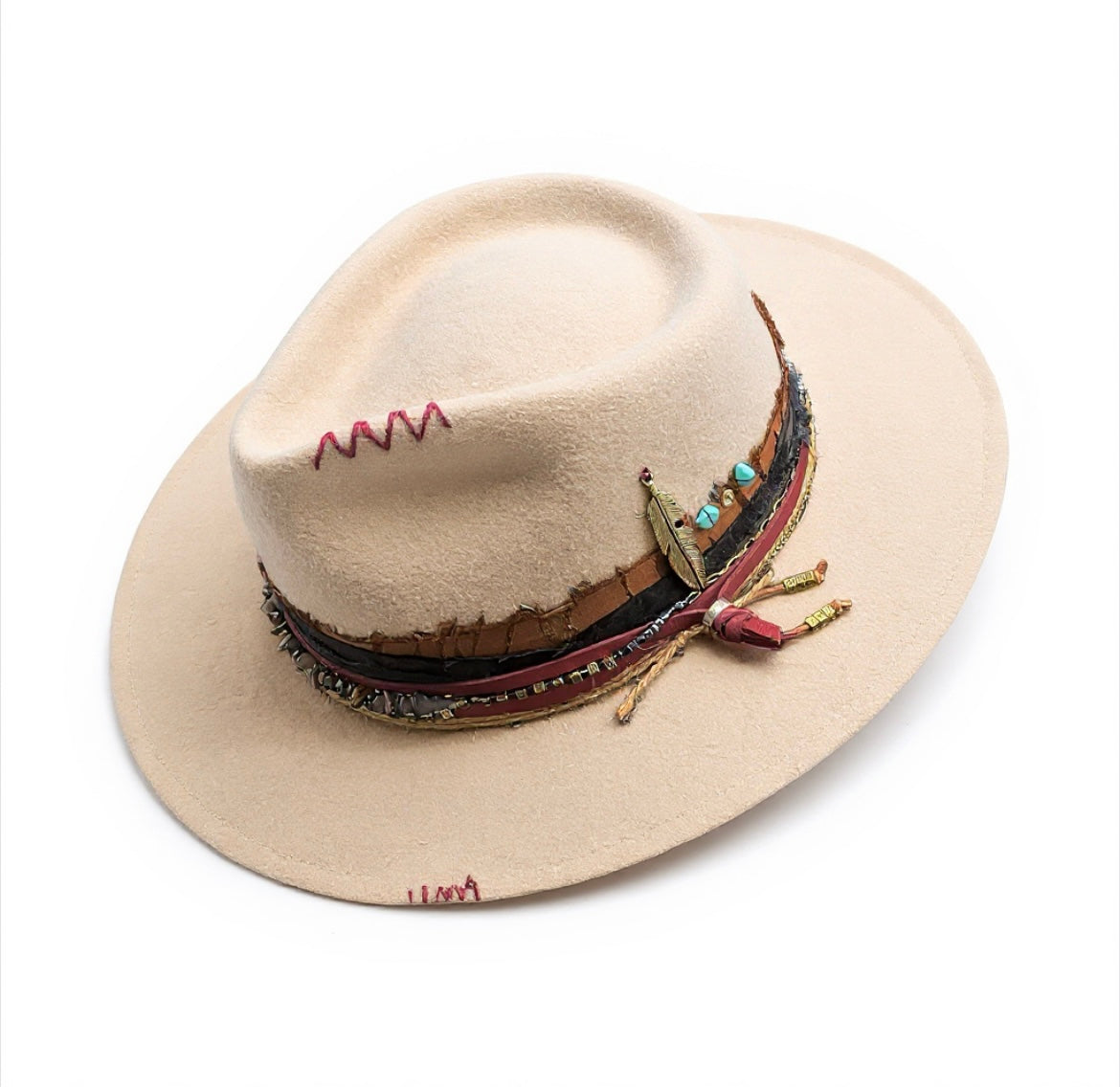 Sara – Black Wool Felt Fedora Hat