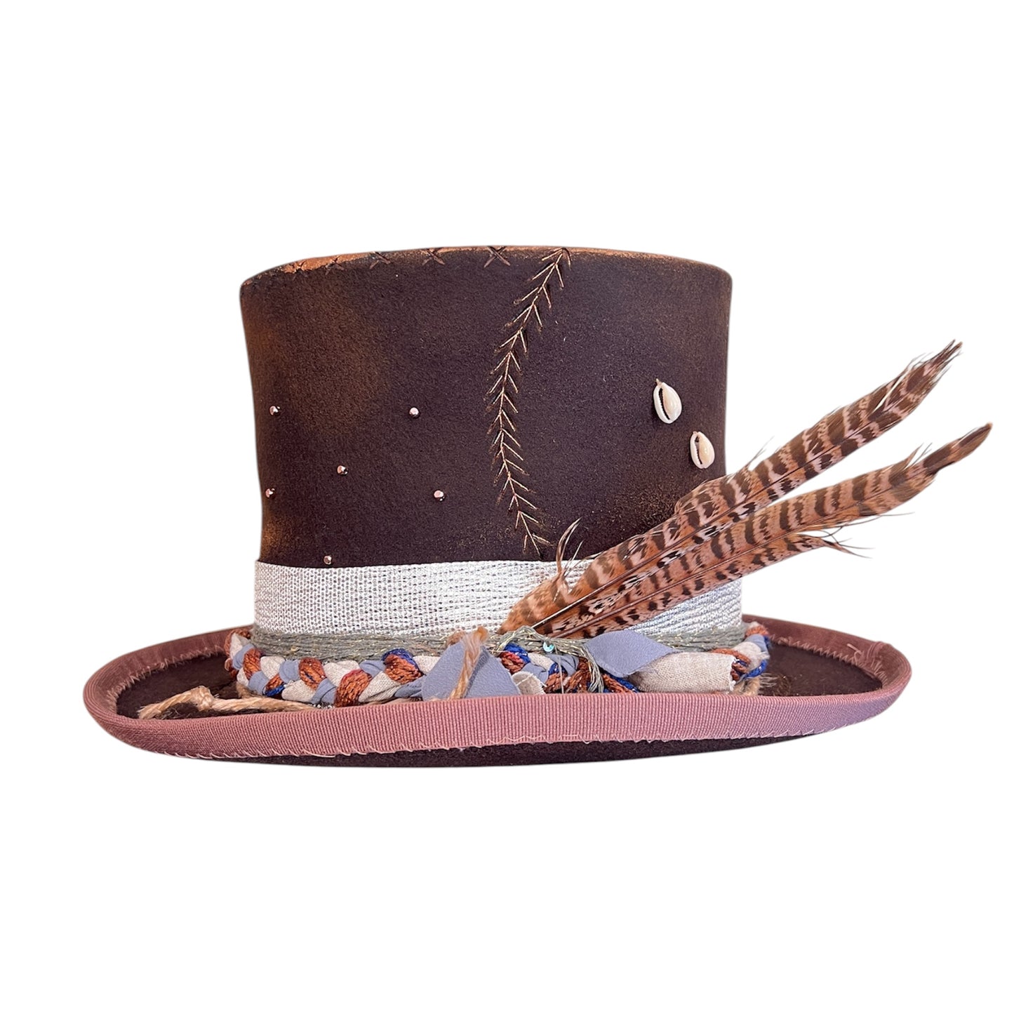 THE WANDERER TOP HAT — Wool Felt Statement Hat