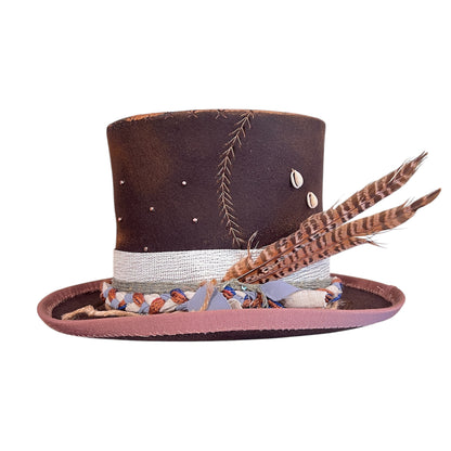 THE WANDERER TOP HAT — Wool Felt Statement Hat