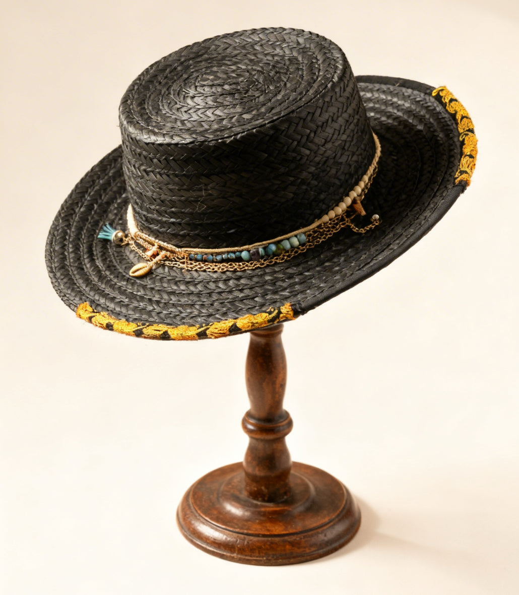 Cordobés – Straw Wide Brim Bolero Hat