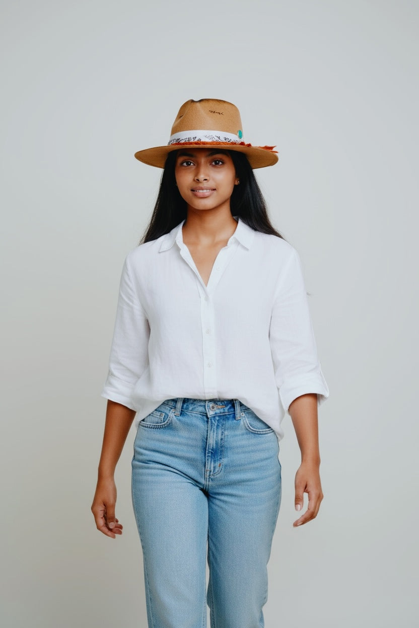 Mojave – Light Brown Wool Felt Fedora Hat