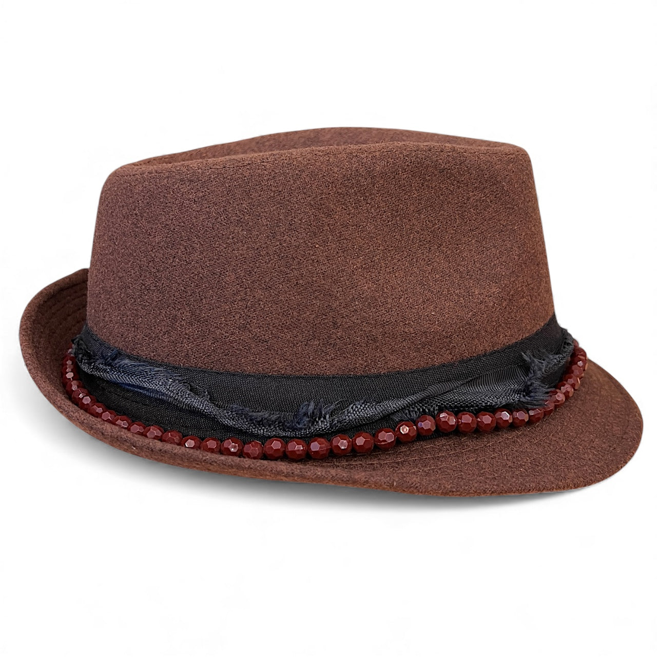 Bohemian Wool Fedora Hat – Short Brim Collection