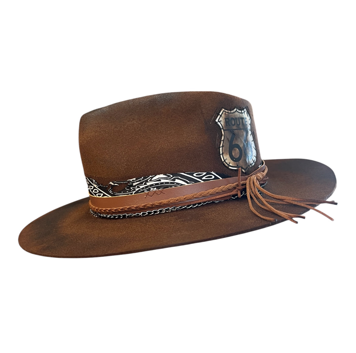 The Route 66 — Handmade Wool Felt Hat