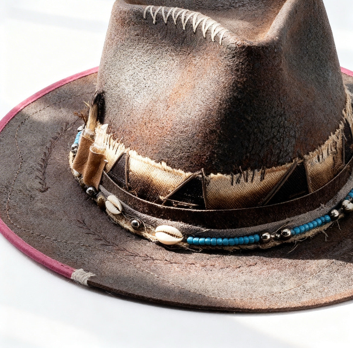 Mystic Mexican Soul – Wool Felt Hat – Handmade Vintage Bohemian Hat