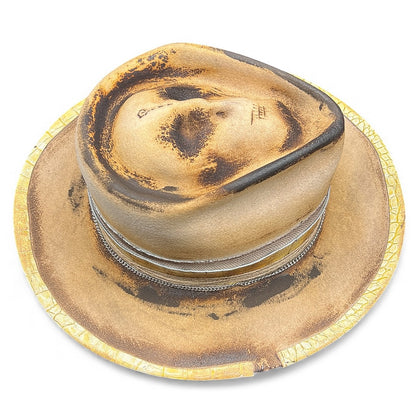 The Mateo – Vintage Skull Fedora Hat | Classic Retro Style Hat for Men & Women