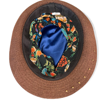 Boho Rock Style Wool Fedora Hat – Short Brim Collection