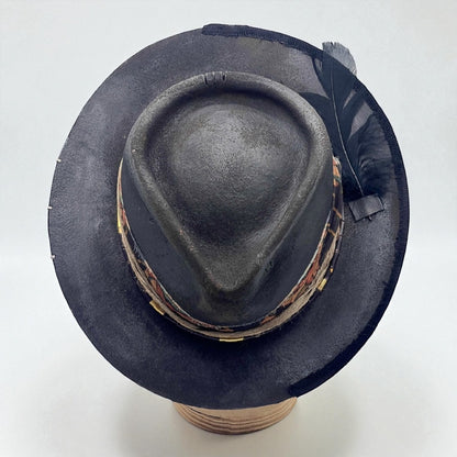The Vintage No. II – Leather Effect  Retro Edgy Hat