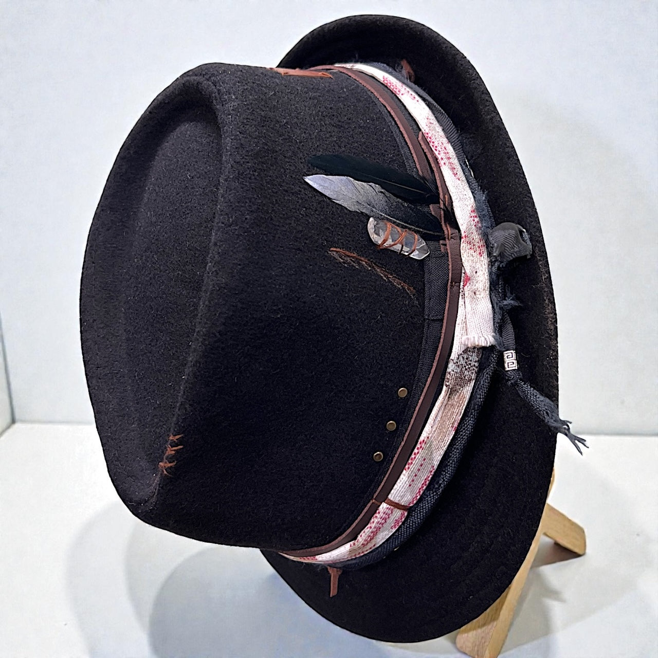 Boho Rock Style Wool Fedora Hat – Short Brim Collection