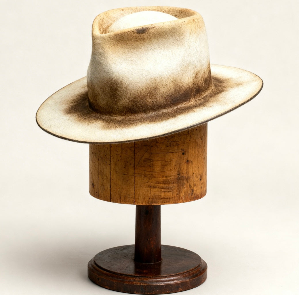 Amy – Distressed Wool Felt Hat