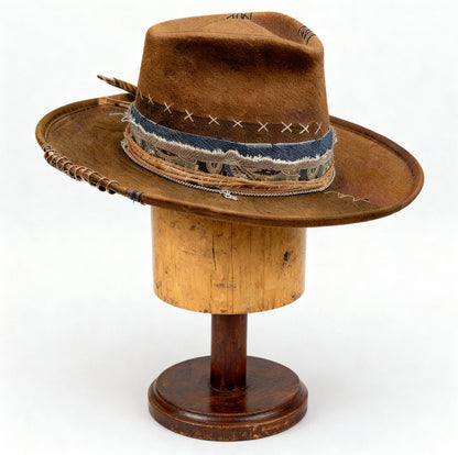 Hawái – Brown Wool Felt Fedora Hat
