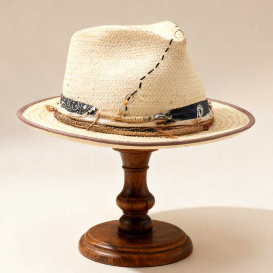 Dandy – Ivory Straw Fedora Hat