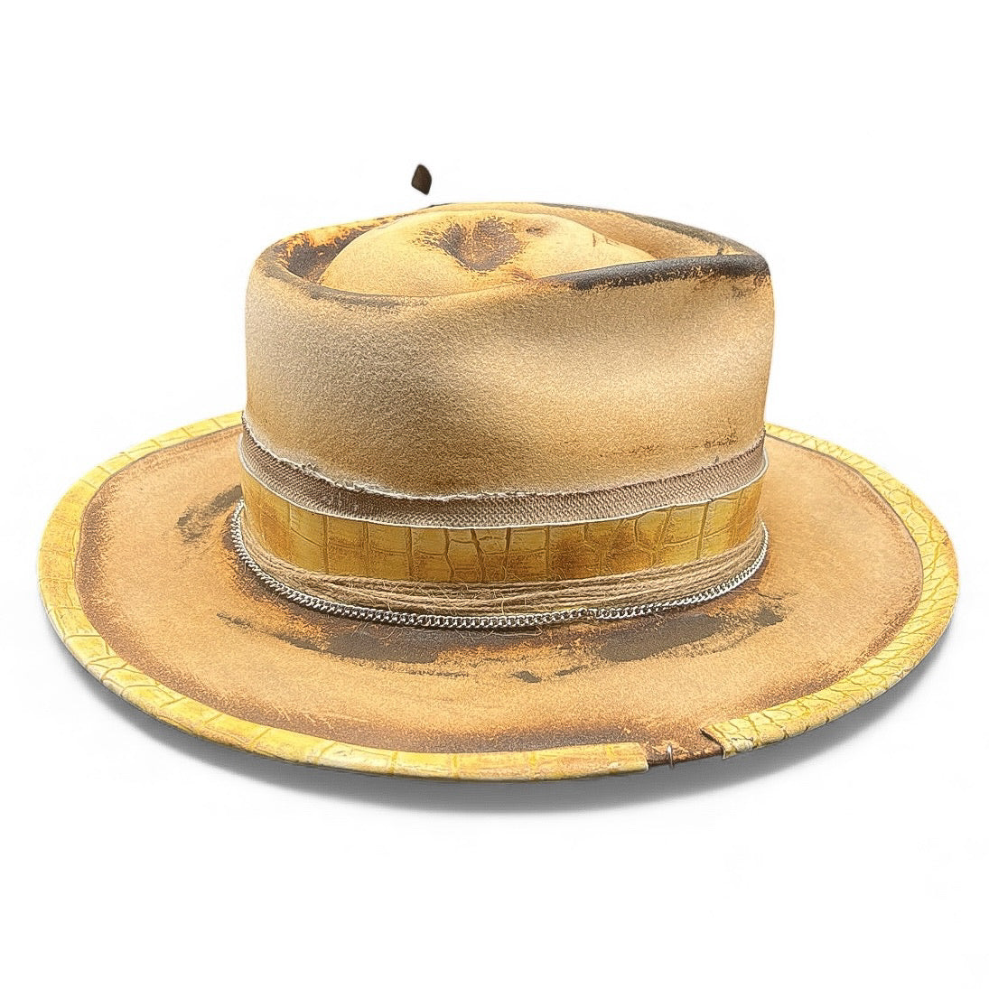 The Mateo – Vintage Skull Fedora Hat | Classic Retro Style Hat for Men & Women