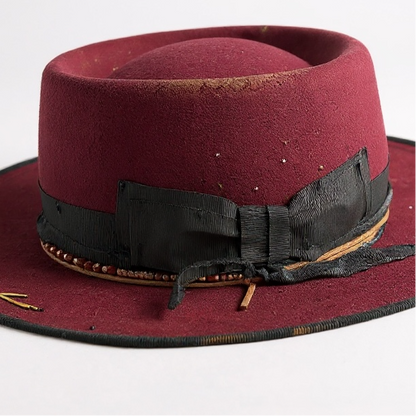 In Stock – Chloe – Round Crown Wool Felt Hat