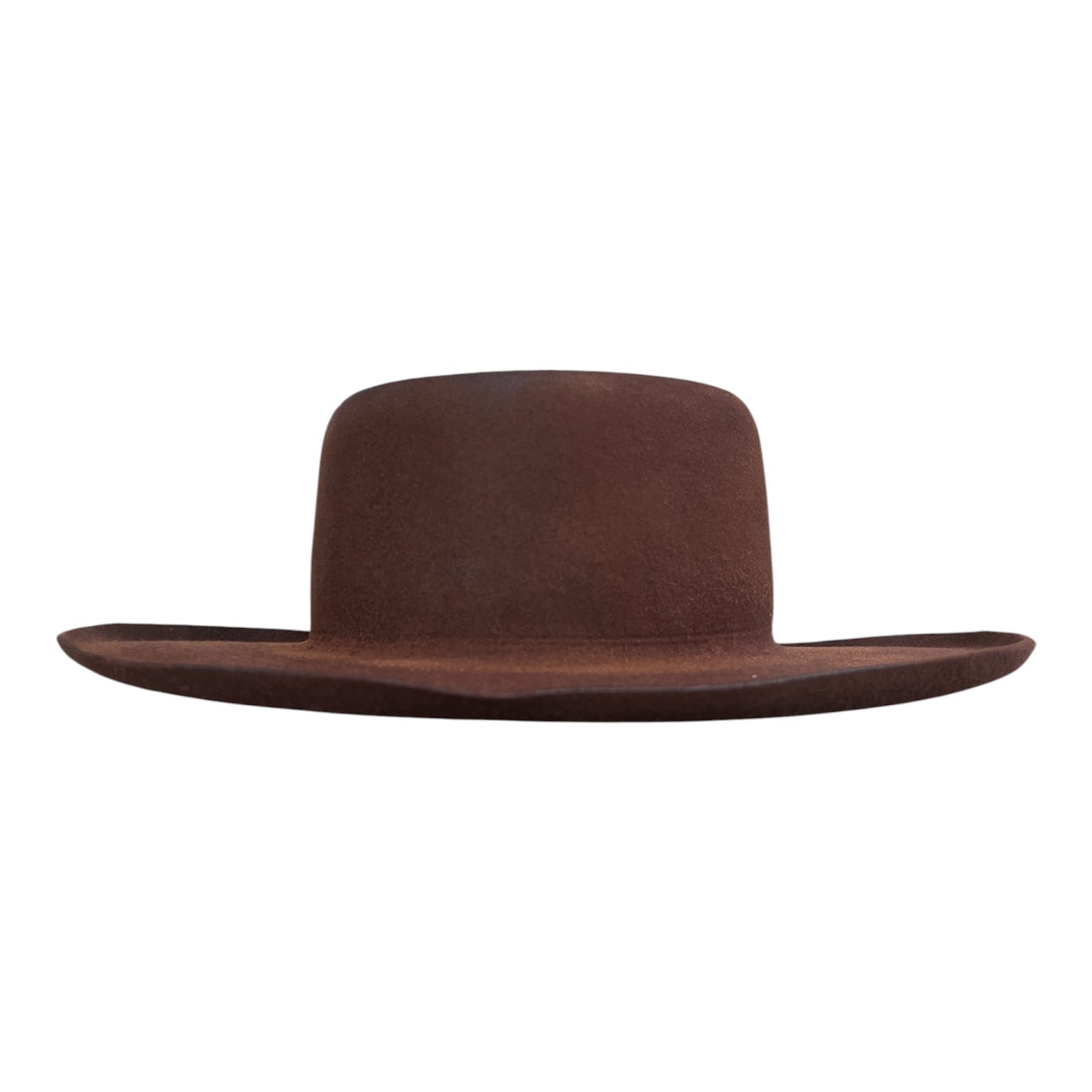 The Gambler Hat Brown — 100% Wool Felt