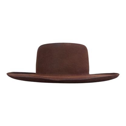 The Gambler Hat Brown — 100% Wool Felt