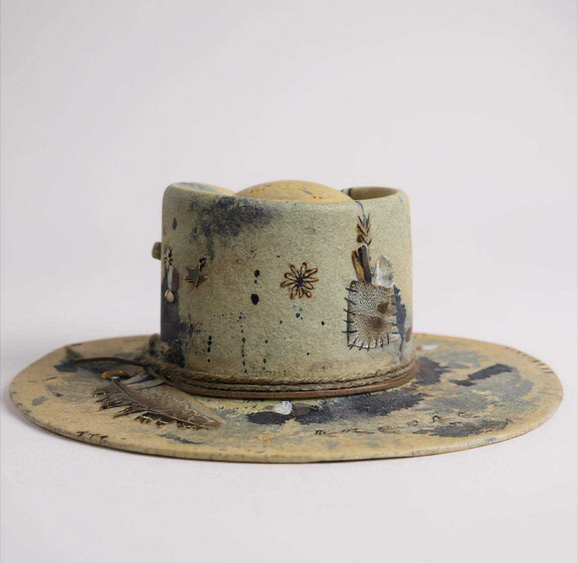 In Stock – Shades of Blue Tie-Dye Fedora Hat