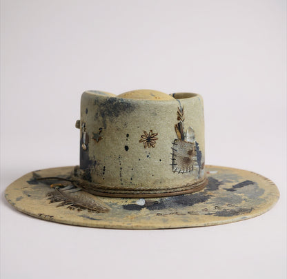 In Stock – Shades of Blue Tie-Dye Fedora Hat