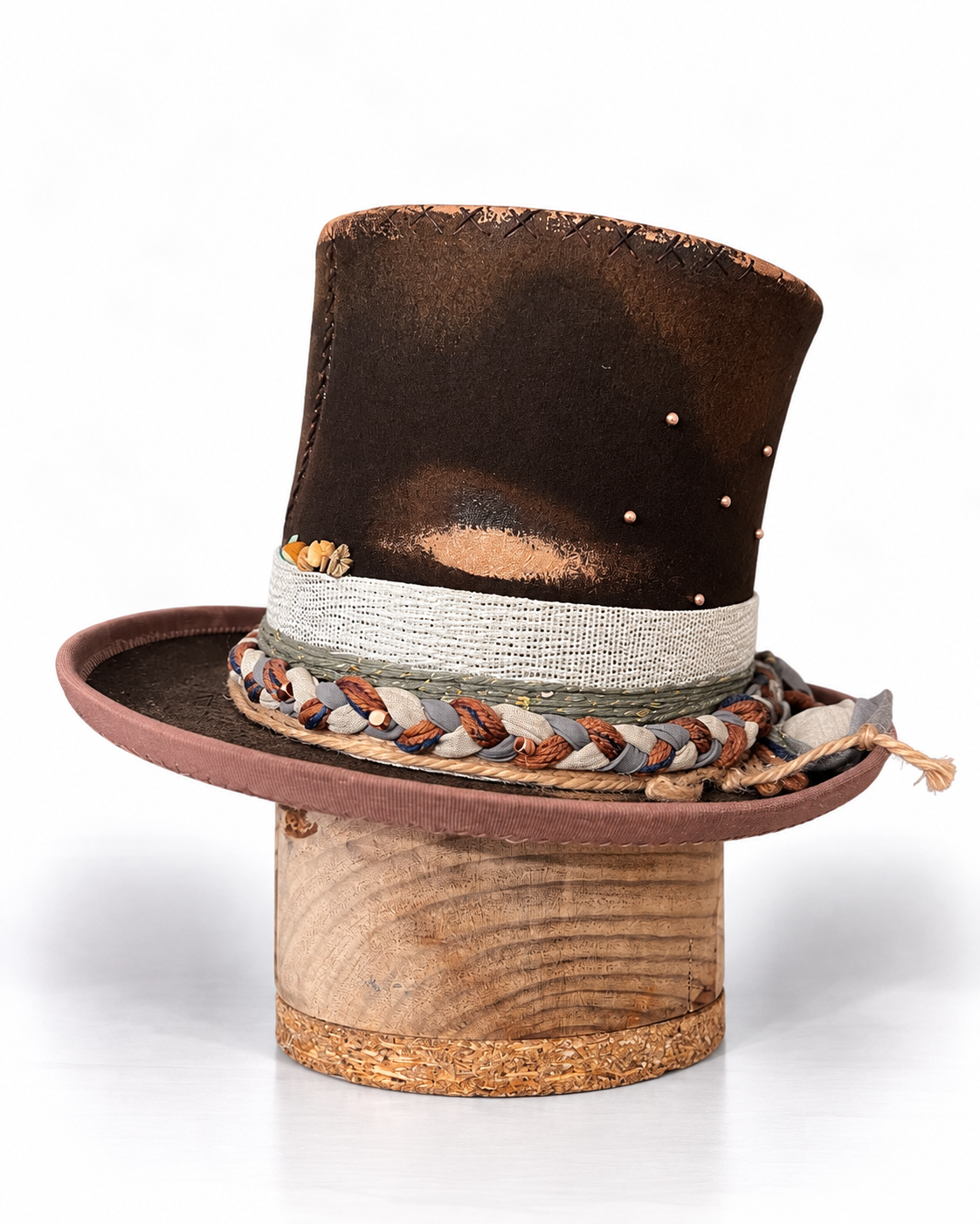 In Stock – THE WANDERER TOP HAT — Wool Felt Statement Hat