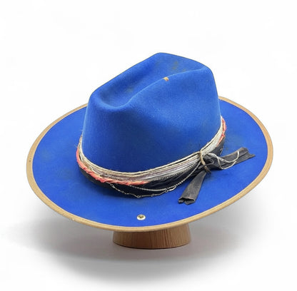 “Solstice Blue” Elegant Felt Hat