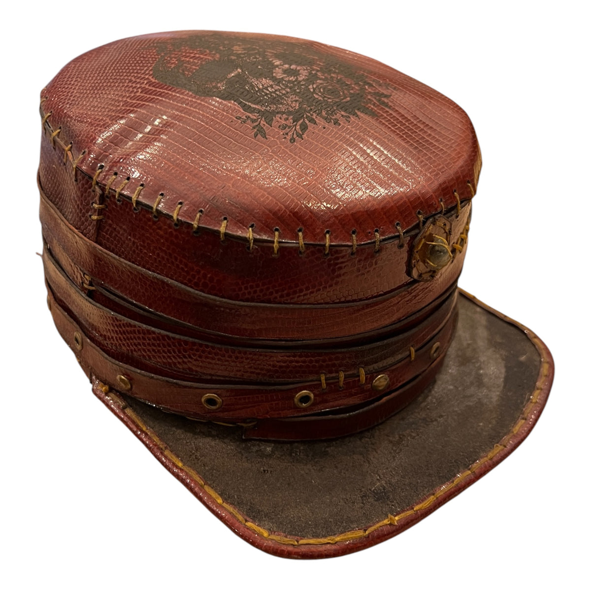 In Stock – Midnight Rider Leather Cap