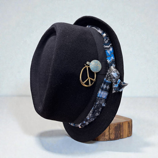 Bohemian Wool Fedora Hat – Short Brim Collection