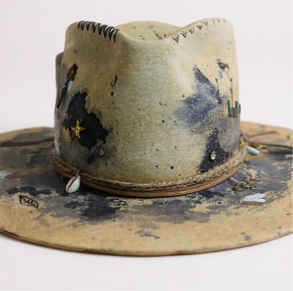 In Stock – Shades of Blue Tie-Dye Fedora Hat