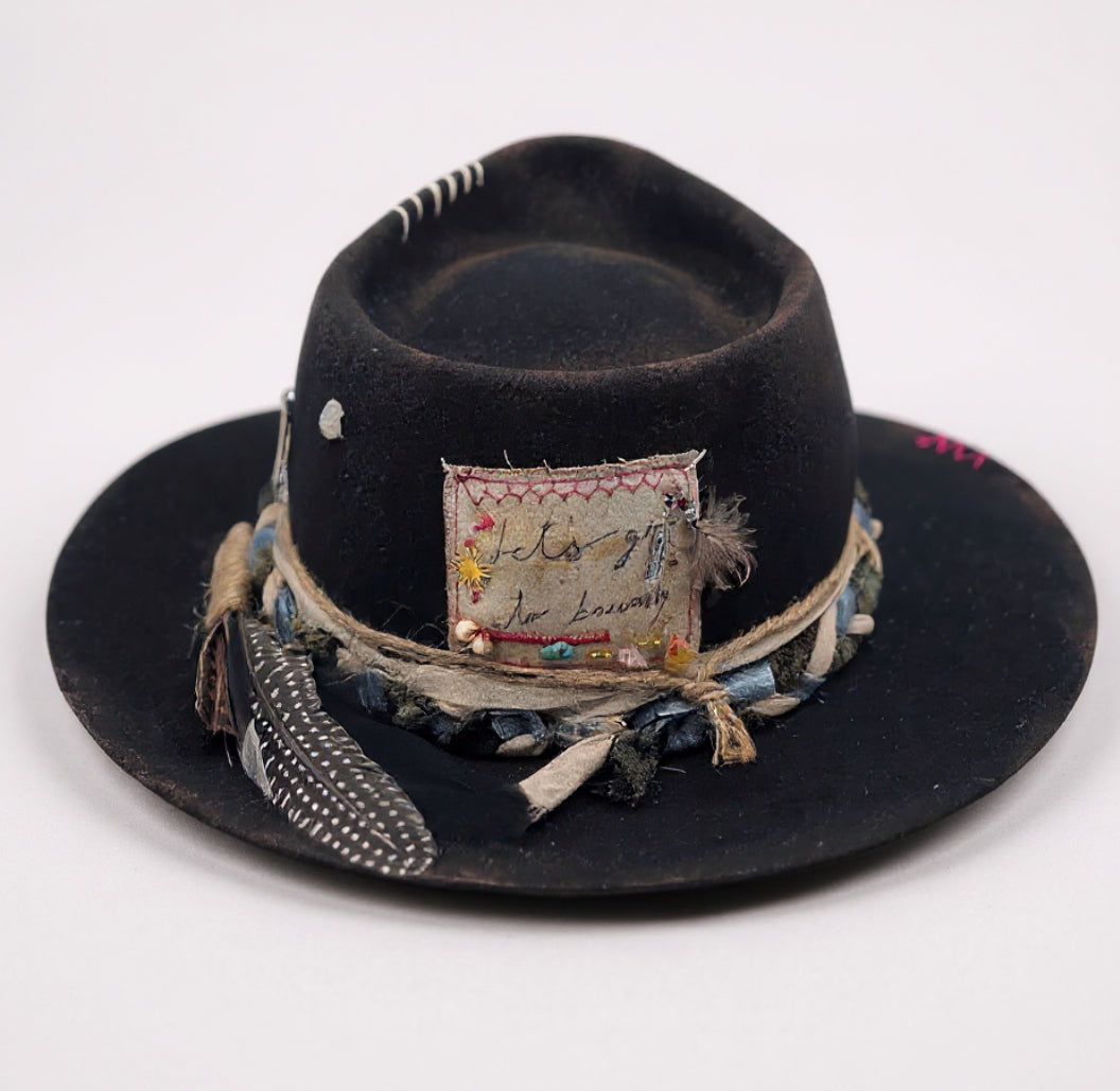 Brunch n. 2 – Handmade Cowboy Hat | Western Felt Fedora | Men & Women Statement Hat