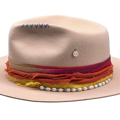 Constellation Fedora Hat – Classic Handmade Design with Modern Touch