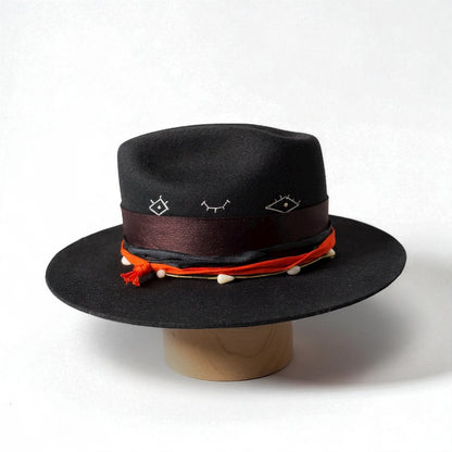 Fedora “Ojitos Lindos” – Bad Bunny Inspired Wool Felt Hat