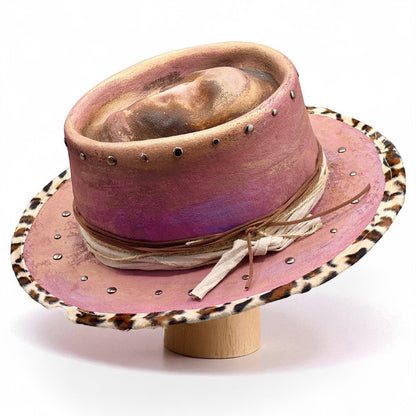 The Bohemian Pink Skull Hat
