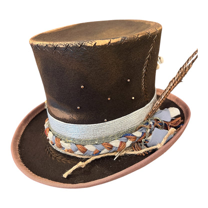 THE WANDERER TOP HAT — Wool Felt Statement Hat